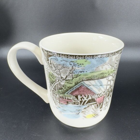 Johnson Bros The Friendly Village Coffee Mug Cup Ceramic England 9once Single - Picture 12 of 13